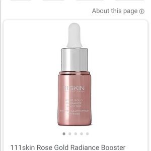 111skin rose gold radiance booster